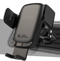 Hot selling 15W fast charging  wireless car charger with stand