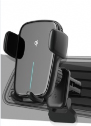 Hot selling 15W fast charging  wireless car charger with stand