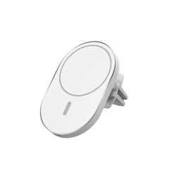 Hot selling 15W fast charging magnetic wireless car charger with stand for iphone