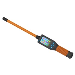 Low frequency stick shaped bluetooth tag reader