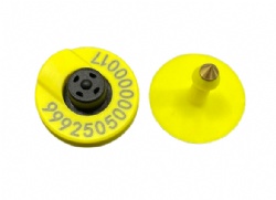Tamper-proof typed RFID FDX livestock cattle ear tag with long reading distance