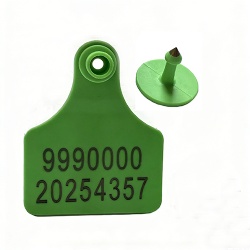 100*75mm or 75*60mm sized Visual cattle cow ear tag