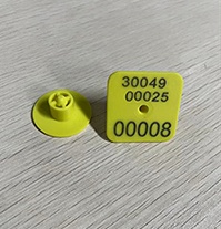 Visual pig ear tag