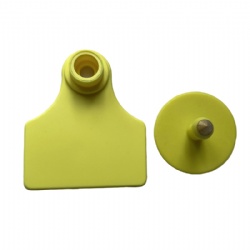 Visual pig sheep ear tag with open mouth design